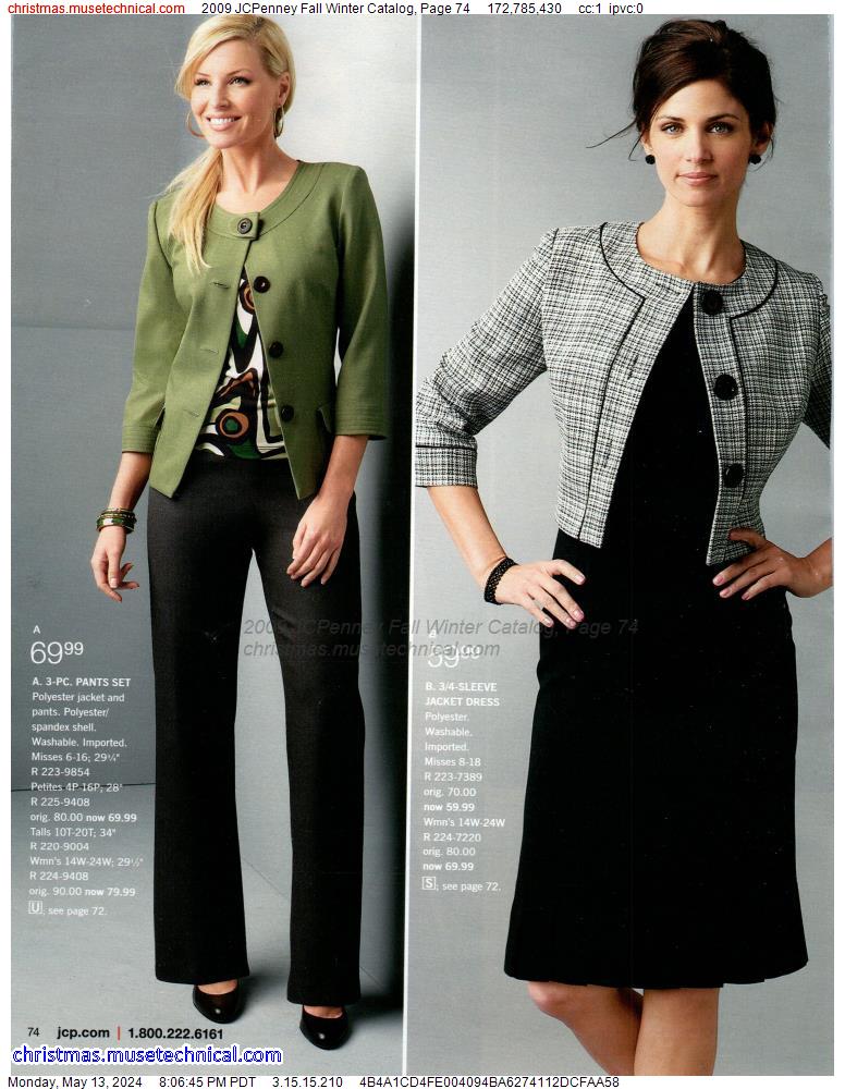 2009 JCPenney Fall Winter Catalog, Page 74