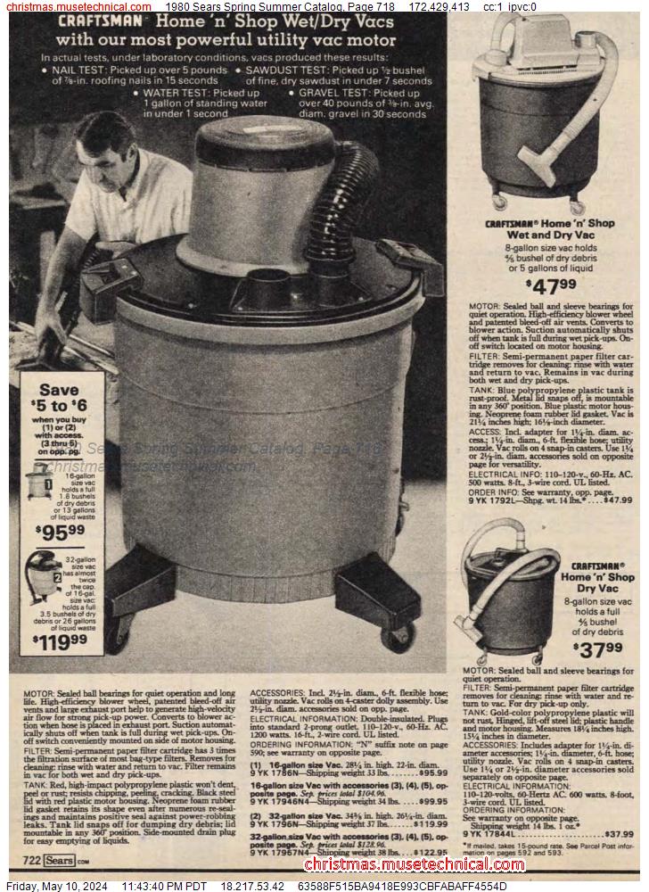 1980 Sears Spring Summer Catalog, Page 718