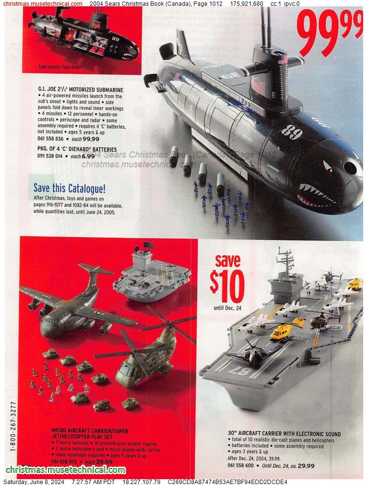 2004 Sears Christmas Book (Canada), Page 1012