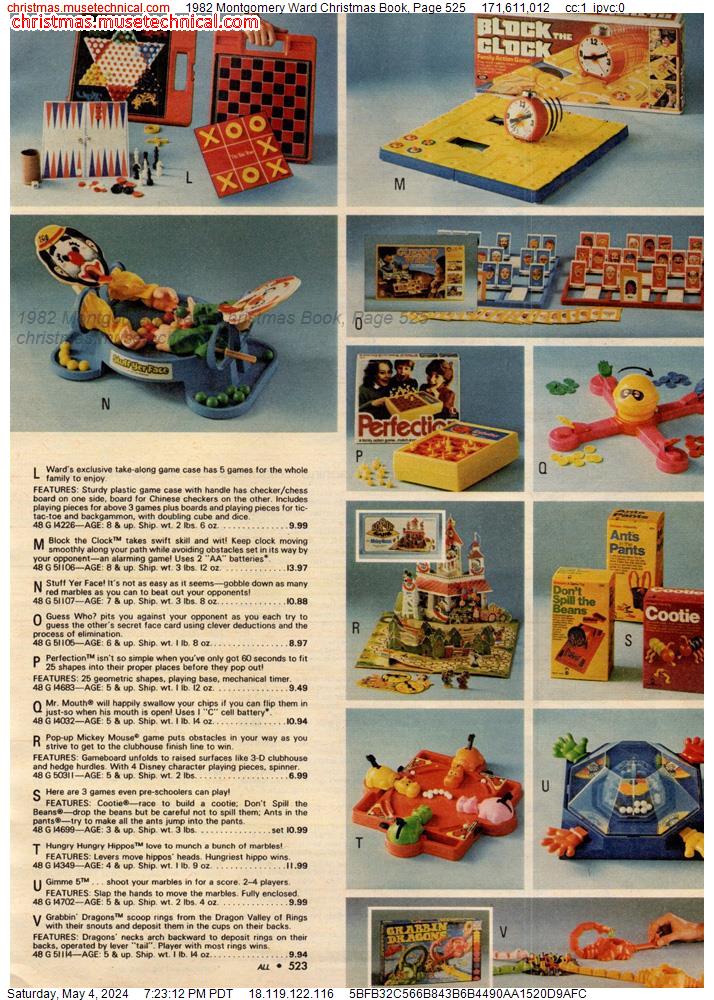 1982 Montgomery Ward Christmas Book, Page 525
