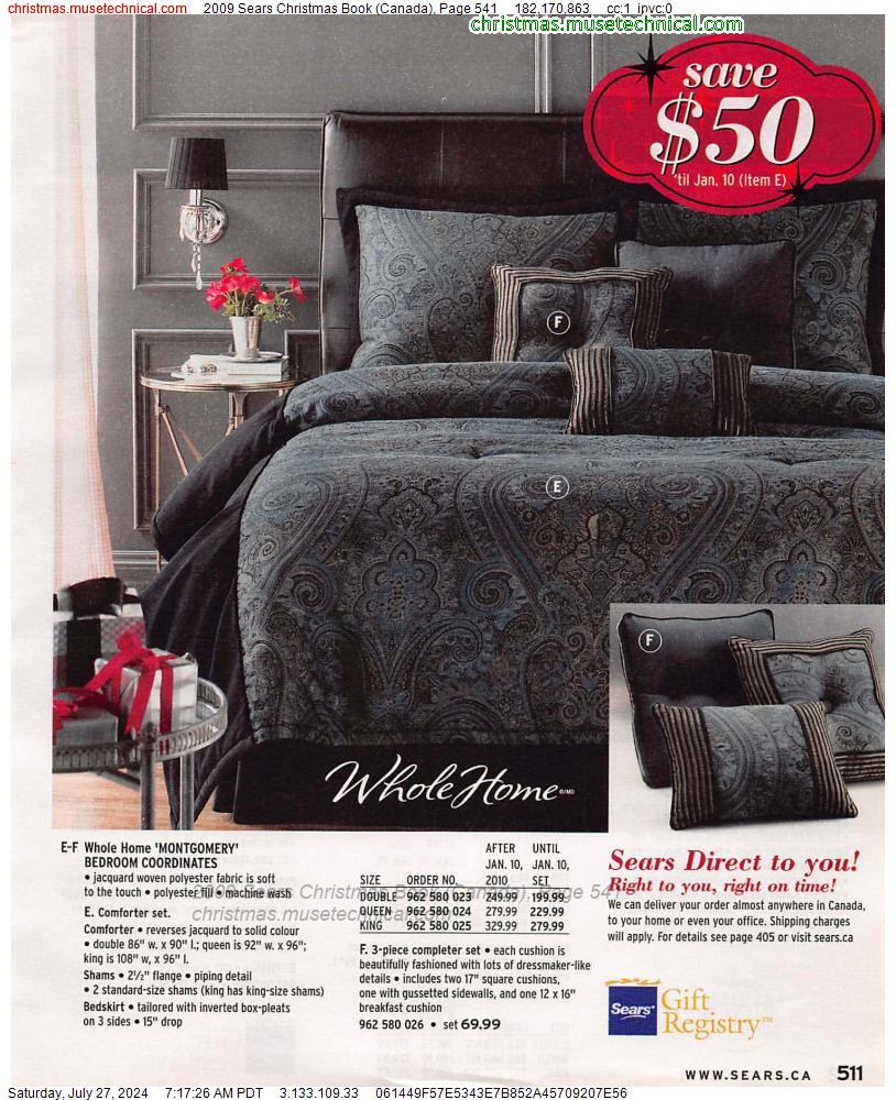 2009 Sears Christmas Book (Canada), Page 541
