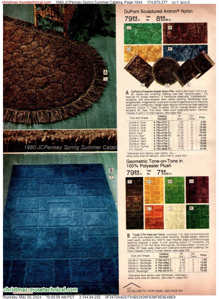 1980 JCPenney Spring Summer Catalog, Page 1044