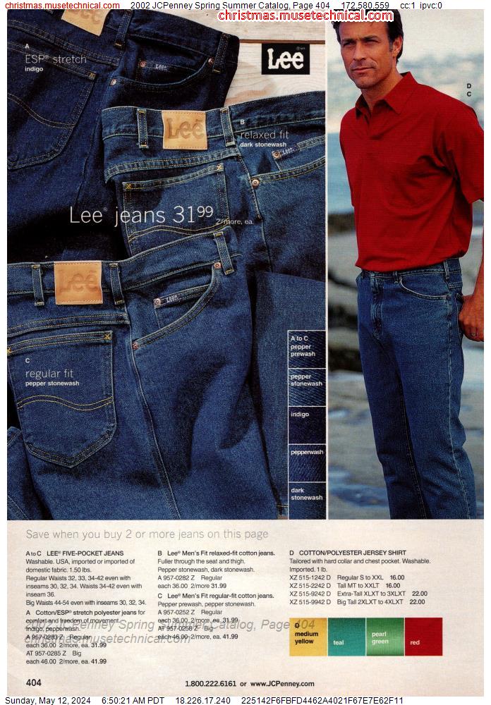 2002 JCPenney Spring Summer Catalog, Page 404