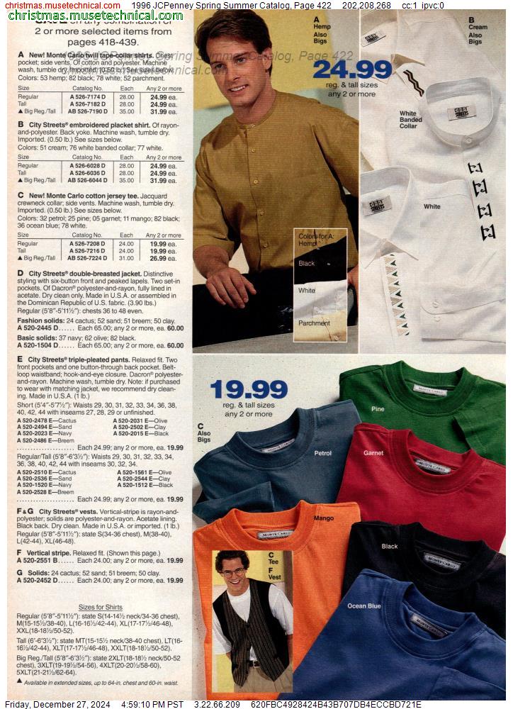 1996 JCPenney Spring Summer Catalog, Page 422