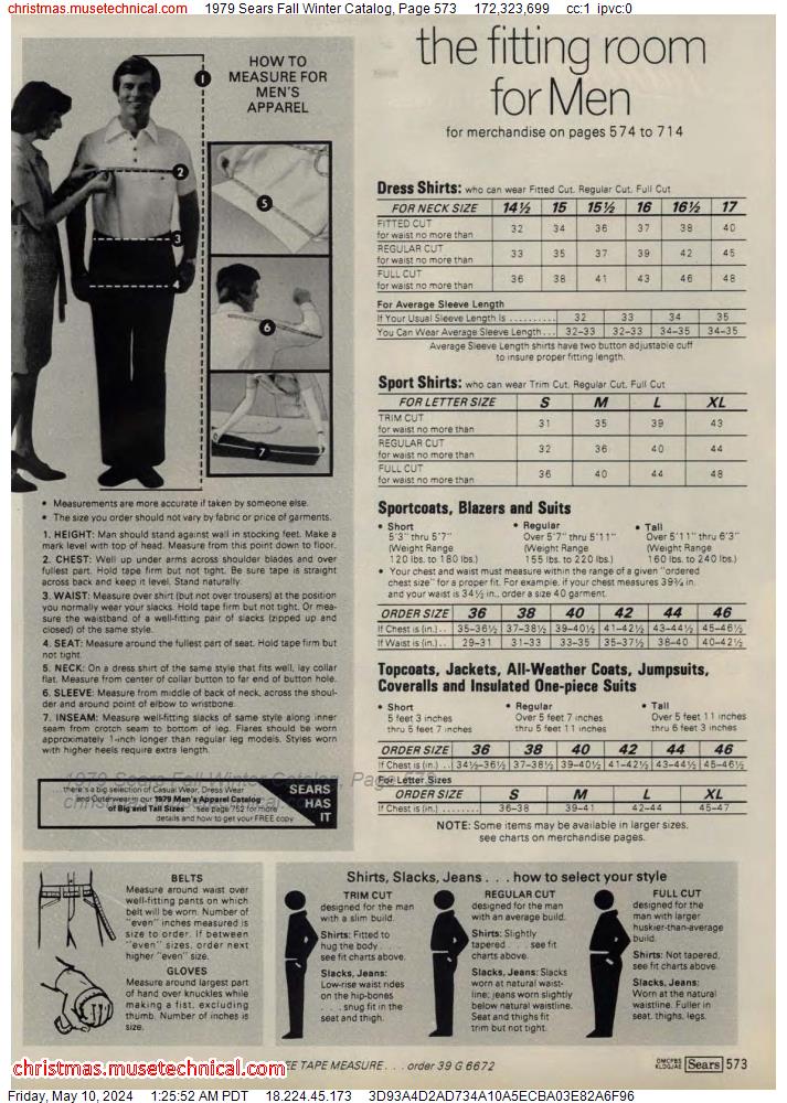 1979 Sears Fall Winter Catalog, Page 573