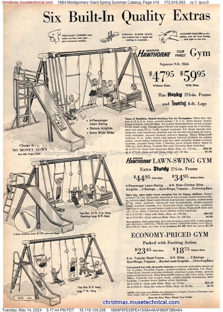 1964 Montgomery Ward Spring Summer Catalog, Page 410