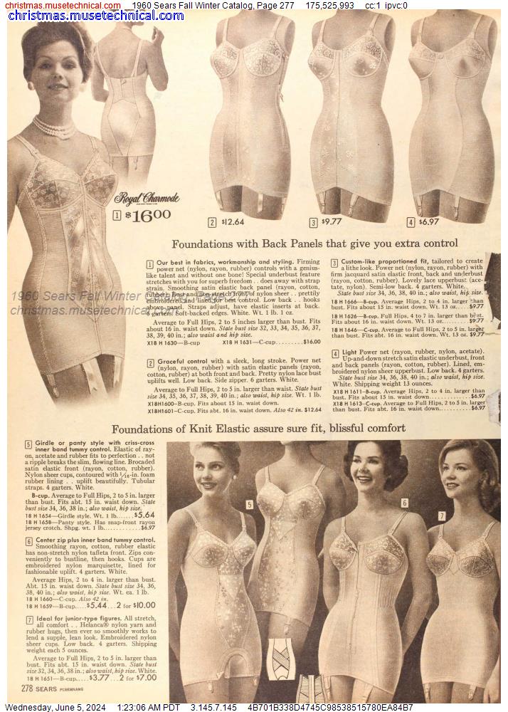 1960 Sears Fall Winter Catalog, Page 277