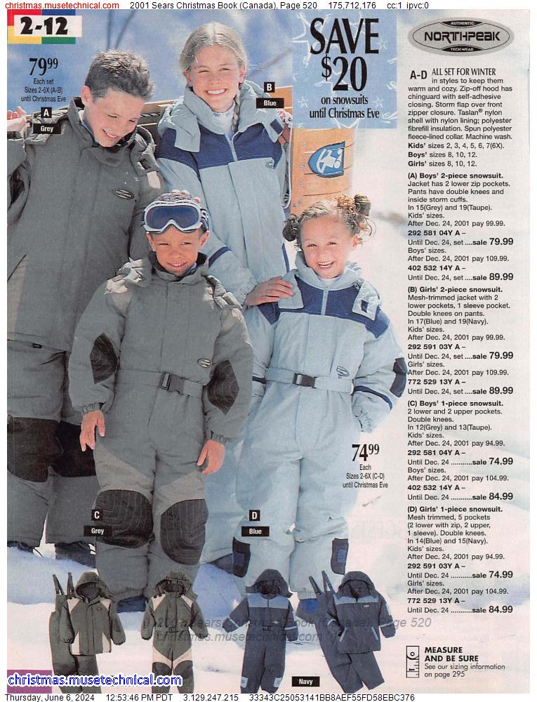 2001 Sears Christmas Book (Canada), Page 520