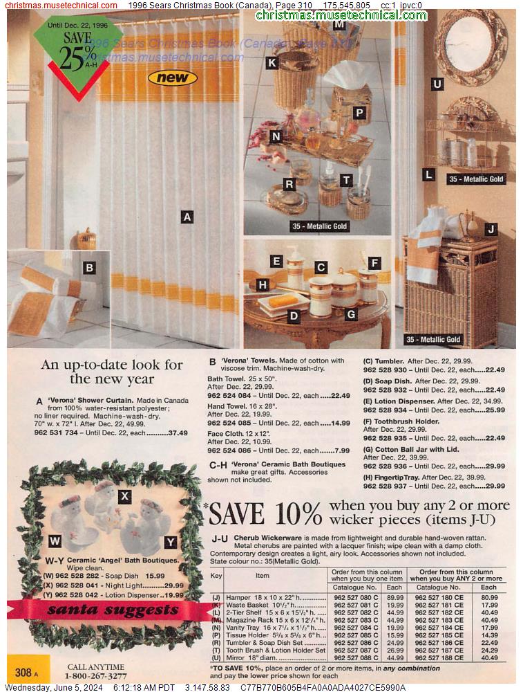1996 Sears Christmas Book (Canada), Page 310