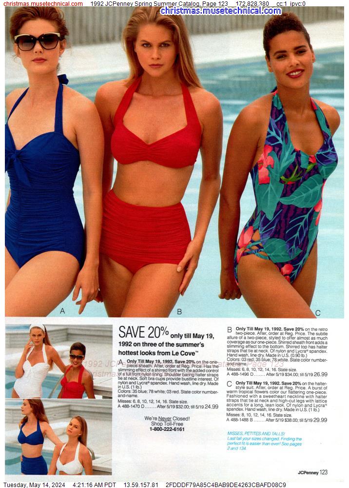1992 JCPenney Spring Summer Catalog, Page 123