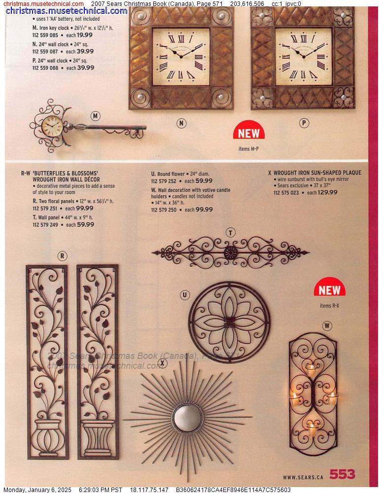 2007 Sears Christmas Book (Canada), Page 571