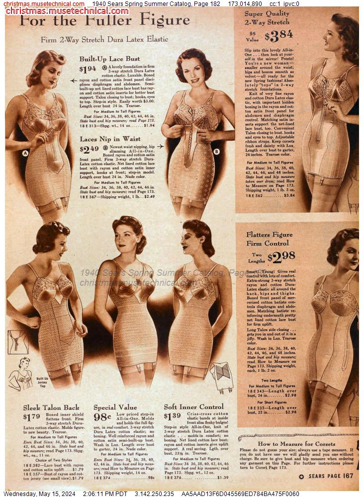 1940 Sears Spring Summer Catalog, Page 182