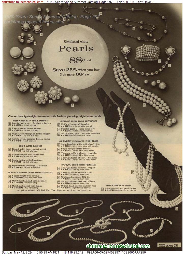 1960 Sears Spring Summer Catalog, Page 297