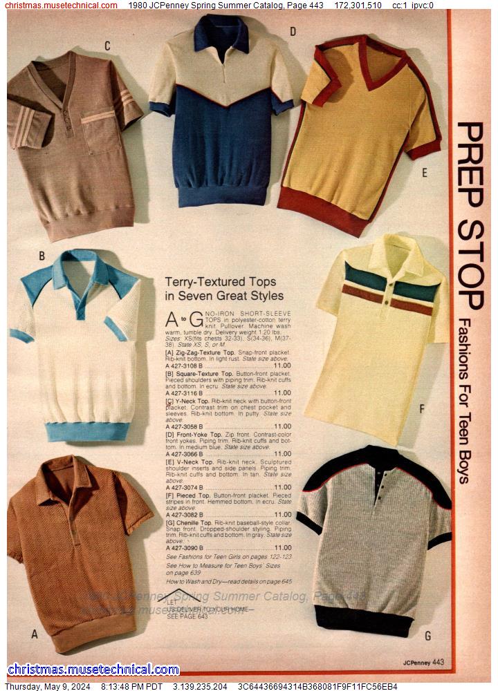 1980 JCPenney Spring Summer Catalog, Page 443