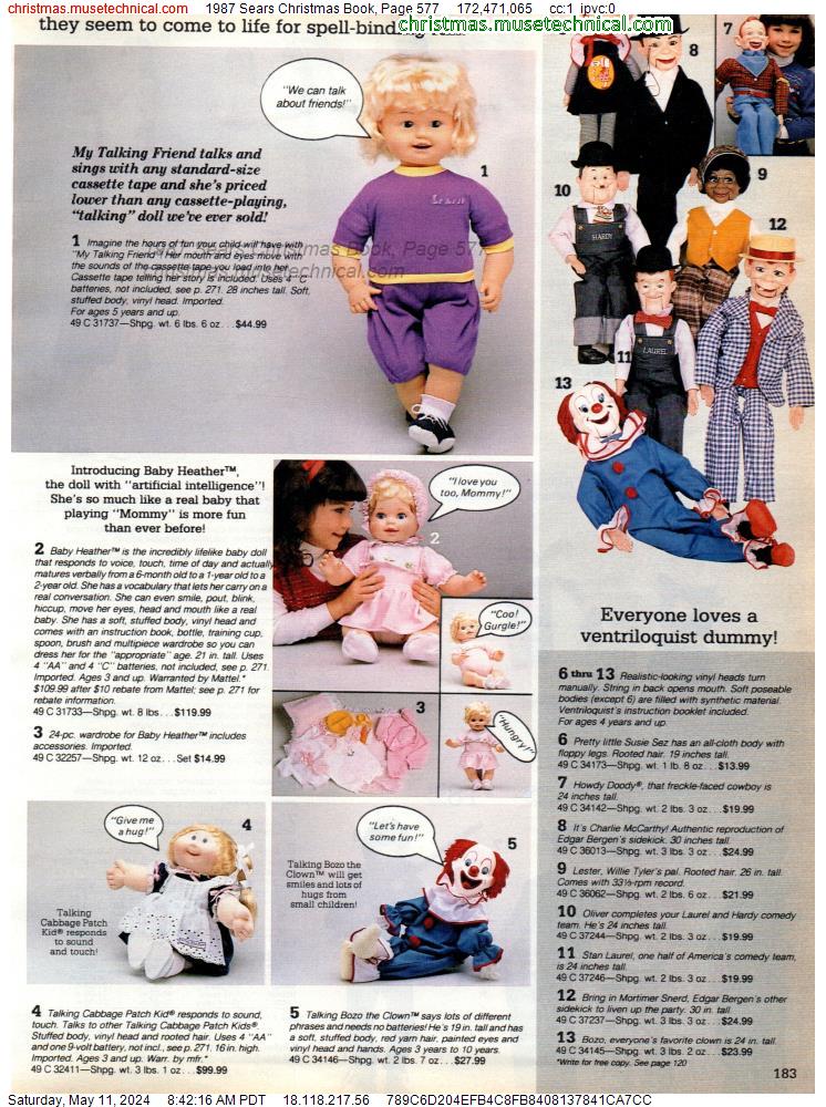 1987 Sears Christmas Book, Page 577