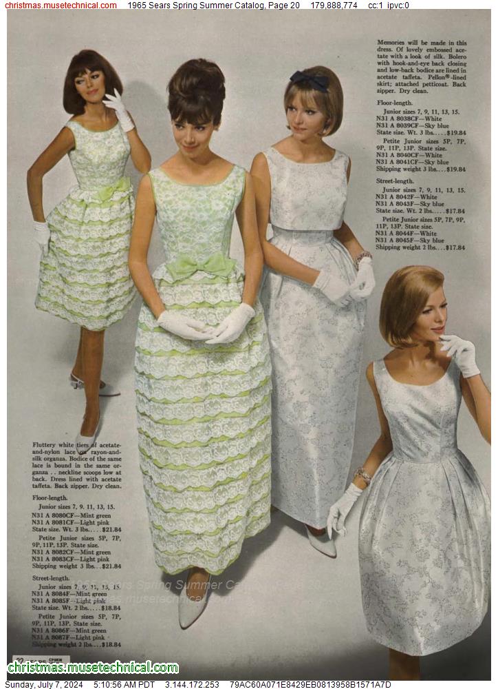 1965 Sears Spring Summer Catalog, Page 20