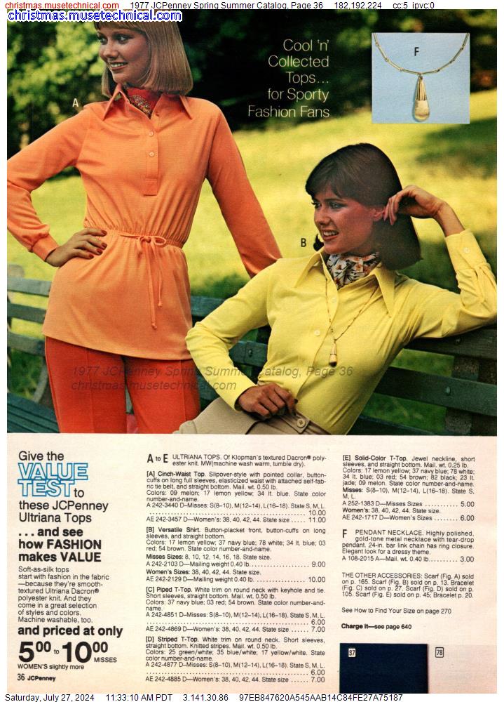 1977 JCPenney Spring Summer Catalog, Page 36