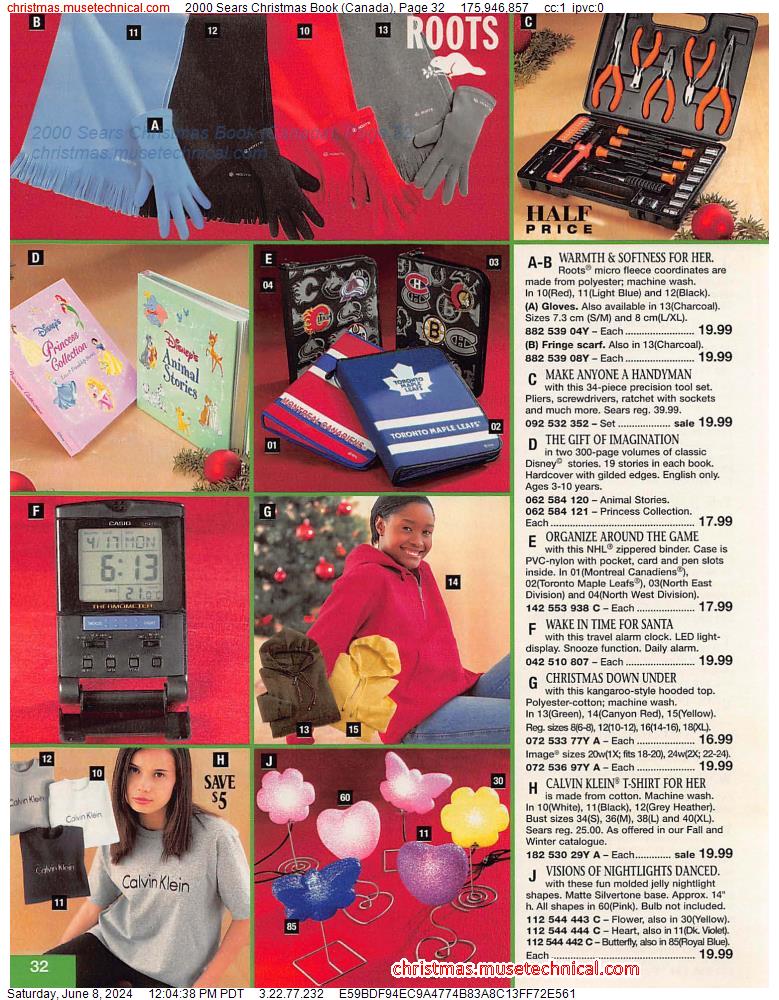 2000 Sears Christmas Book (Canada), Page 32