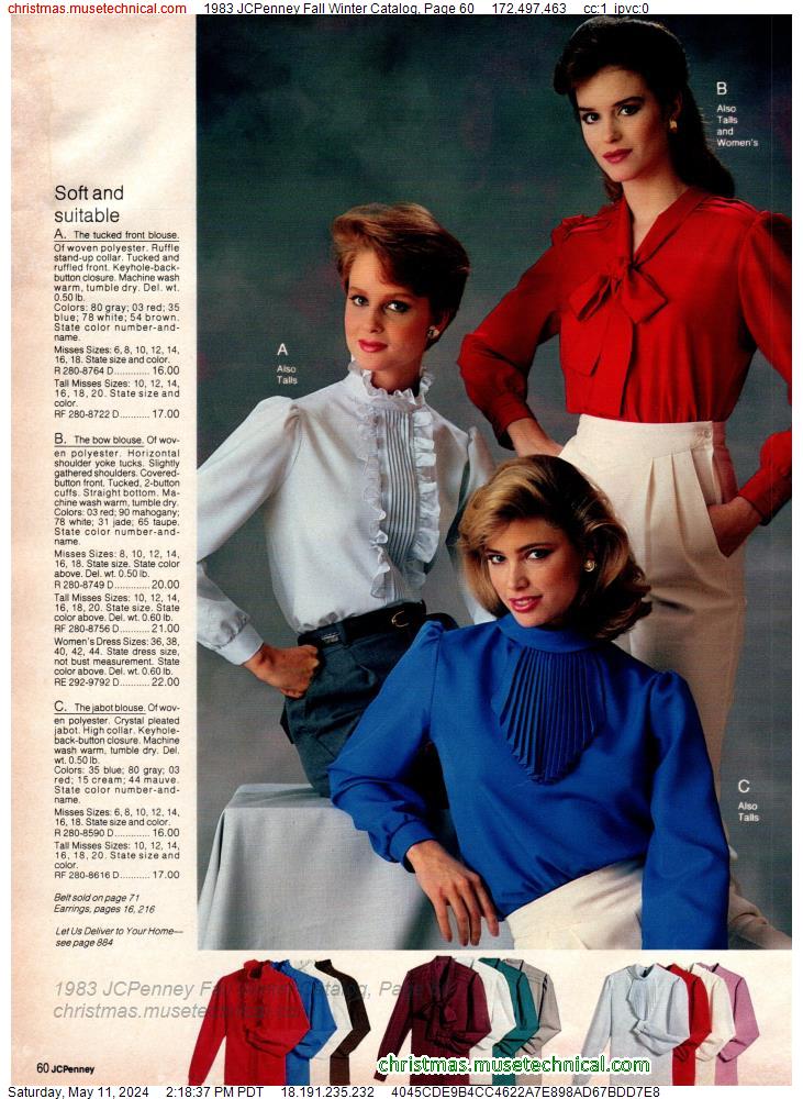 1983 JCPenney Fall Winter Catalog, Page 60