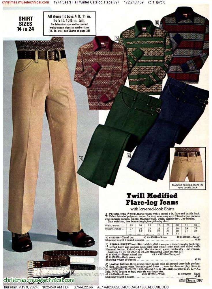 1974 Sears Fall Winter Catalog, Page 397