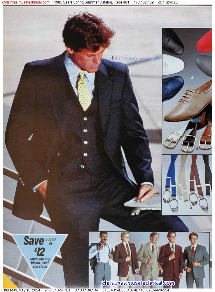 1985 Sears Spring Summer Catalog, Page 481