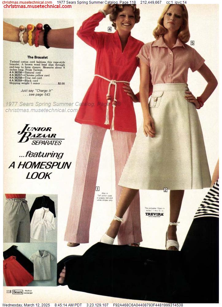 1977 Sears Spring Summer Catalog, Page 118