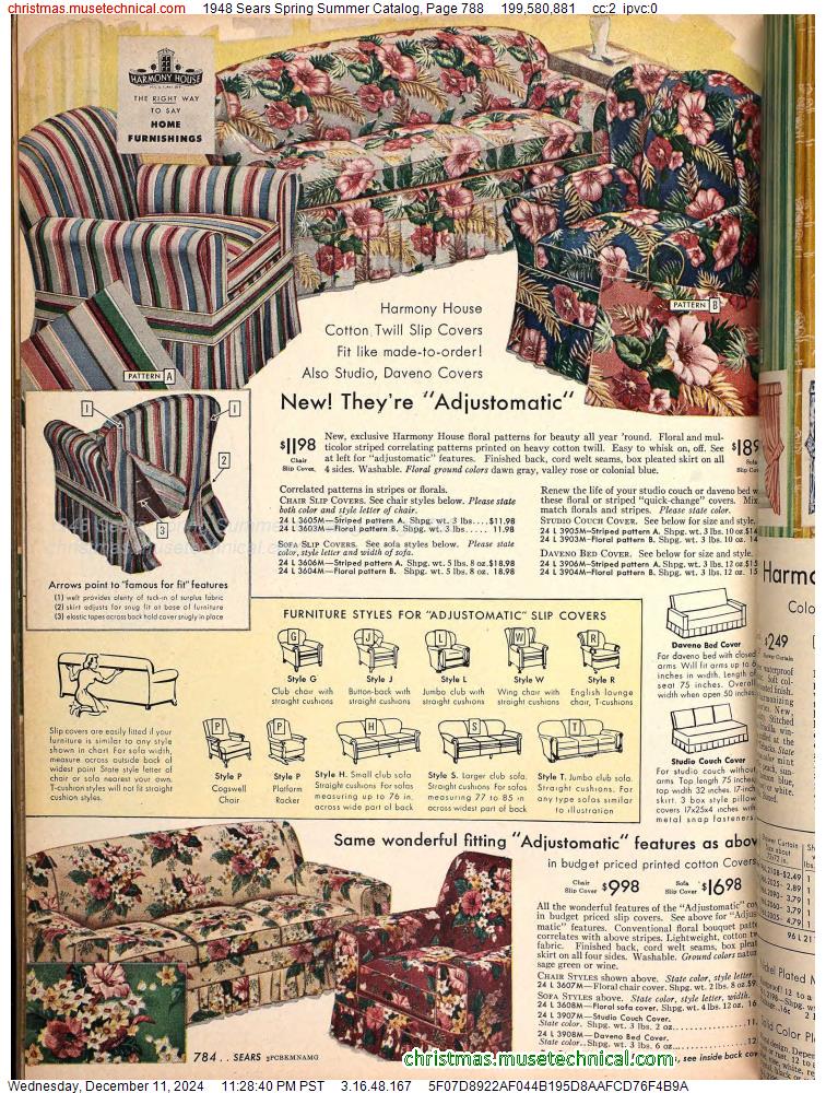 1948 Sears Spring Summer Catalog, Page 788