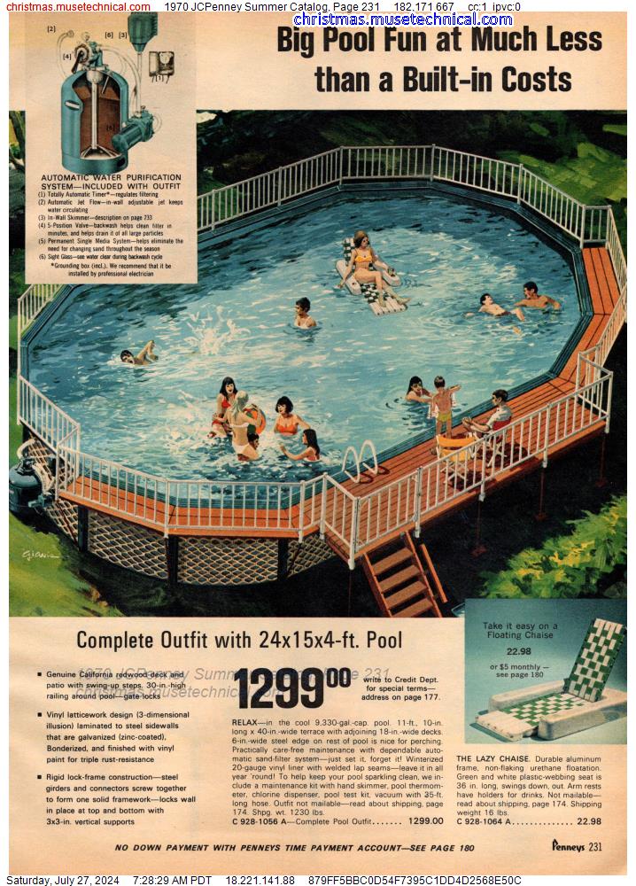 1970 JCPenney Summer Catalog, Page 231