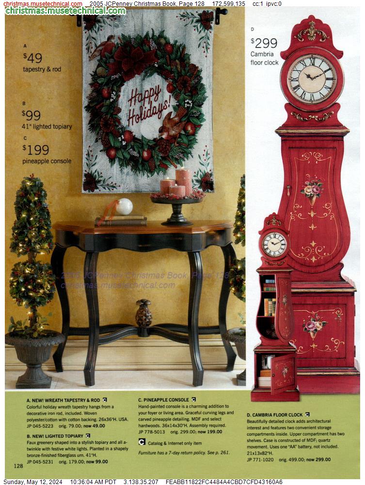 2005 JCPenney Christmas Book, Page 128