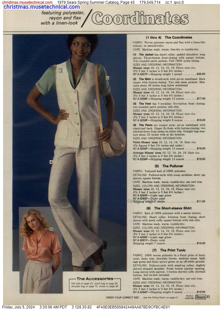1979 Sears Spring Summer Catalog, Page 45