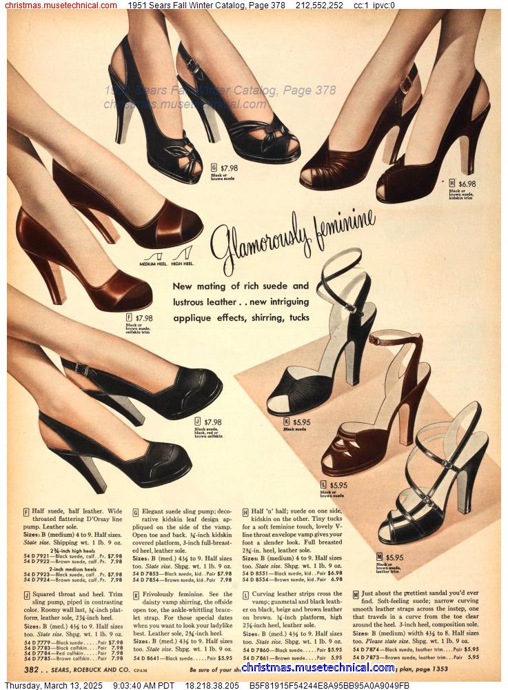 1951 Sears Fall Winter Catalog, Page 378