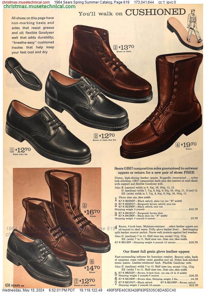 1964 Sears Spring Summer Catalog, Page 619