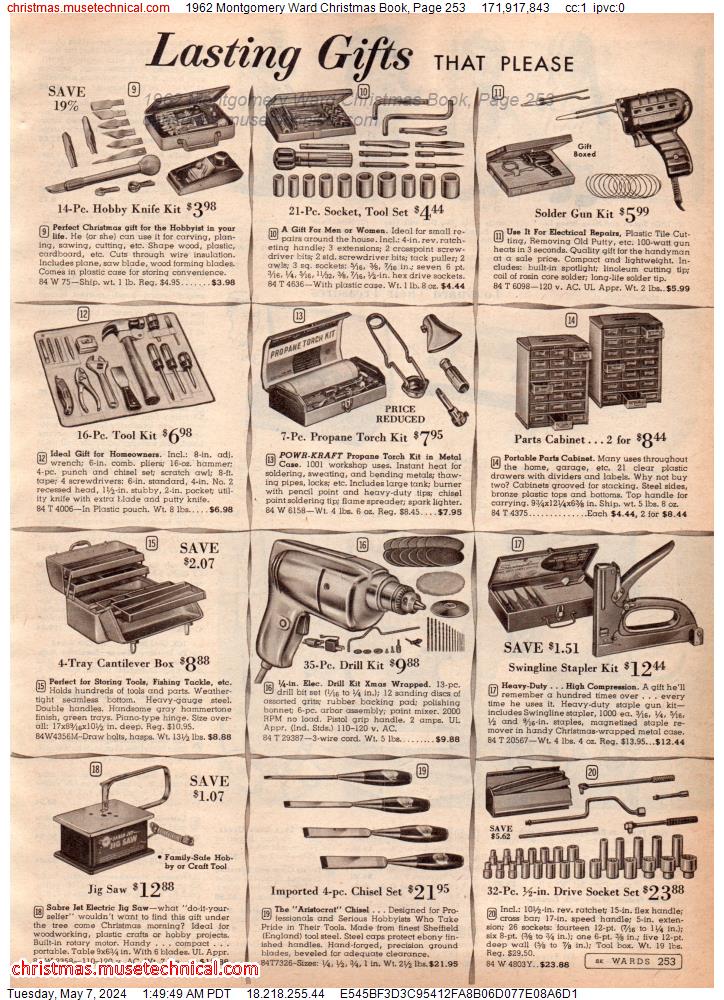 1962 Montgomery Ward Christmas Book, Page 253