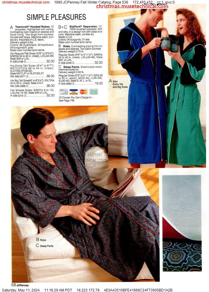 1990 JCPenney Fall Winter Catalog, Page 536
