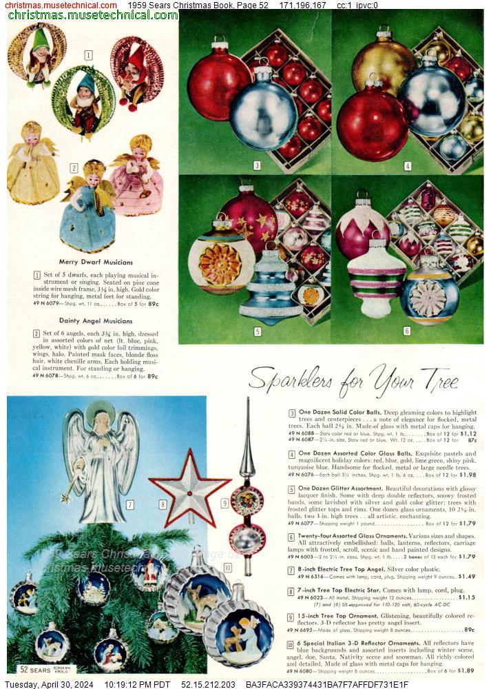 1959 Sears Christmas Book, Page 52