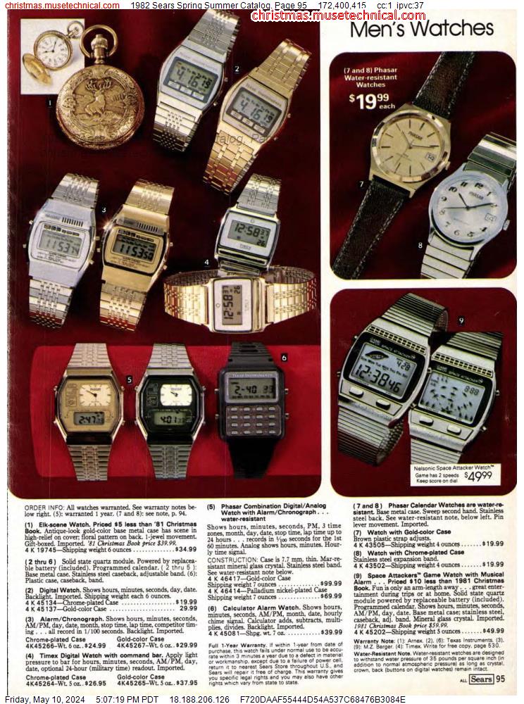 1982 Sears Spring Summer Catalog, Page 95