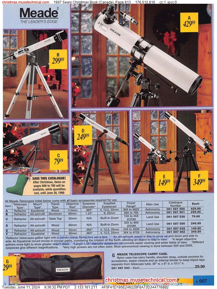 1997 Sears Christmas Book (Canada), Page 613