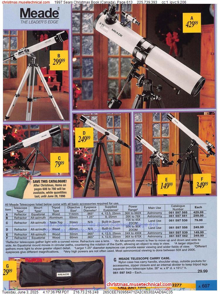 1997 Sears Christmas Book (Canada), Page 613