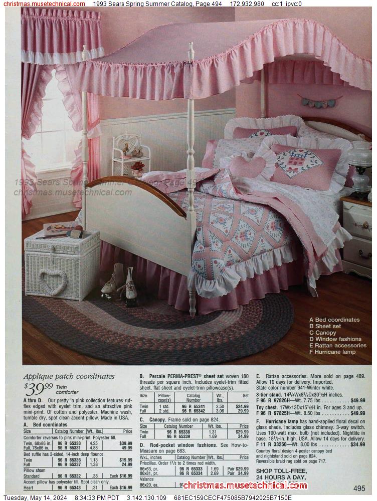 1993 Sears Spring Summer Catalog, Page 494