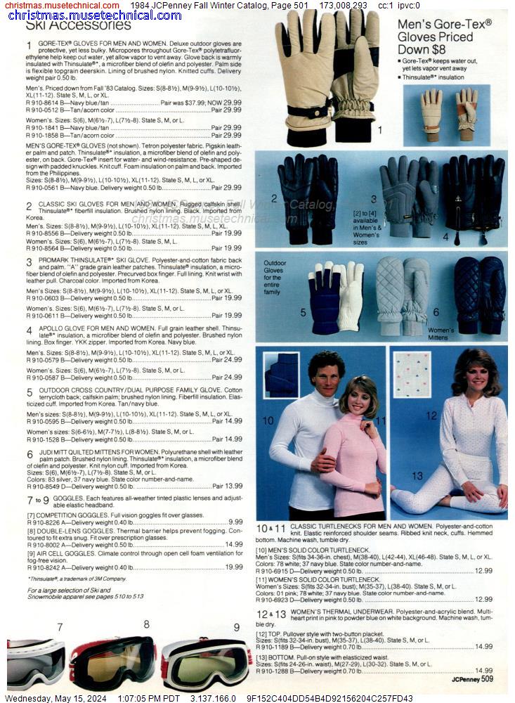 1984 JCPenney Fall Winter Catalog, Page 501