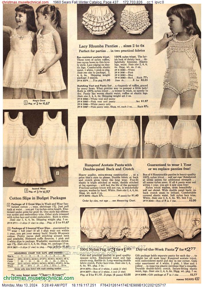 1960 Sears Fall Winter Catalog, Page 437