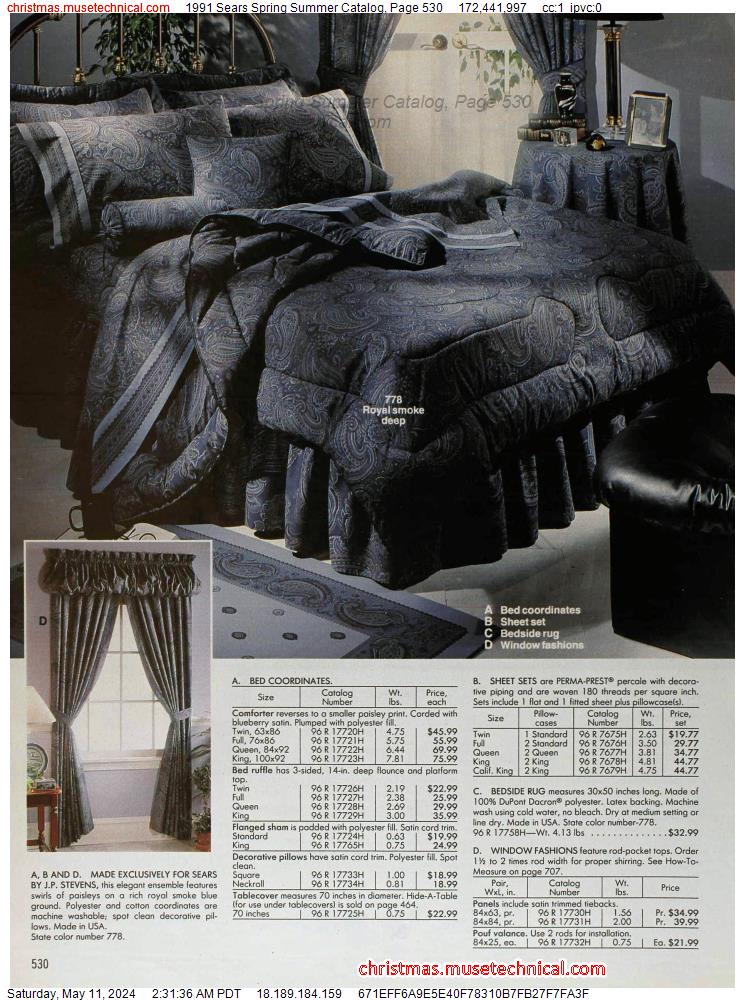 1991 Sears Spring Summer Catalog, Page 530