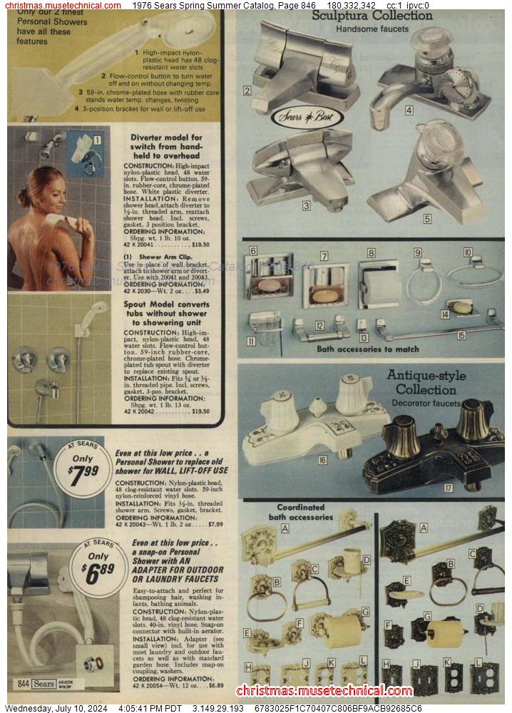 1976 Sears Spring Summer Catalog, Page 846