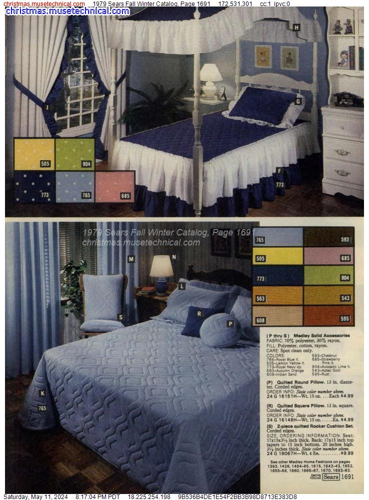 1979 Sears Fall Winter Catalog, Page 1691
