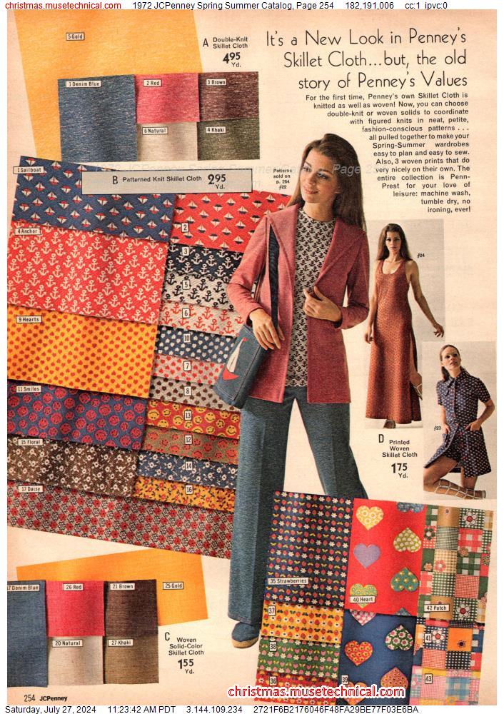 1972 JCPenney Spring Summer Catalog, Page 254