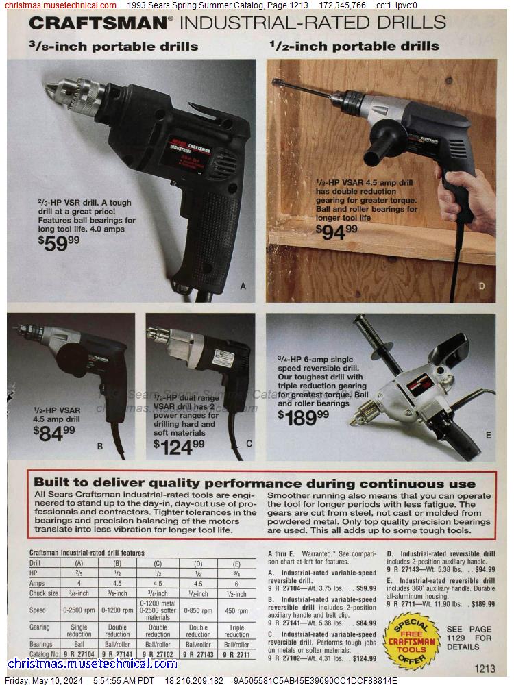 1993 Sears Spring Summer Catalog, Page 1213