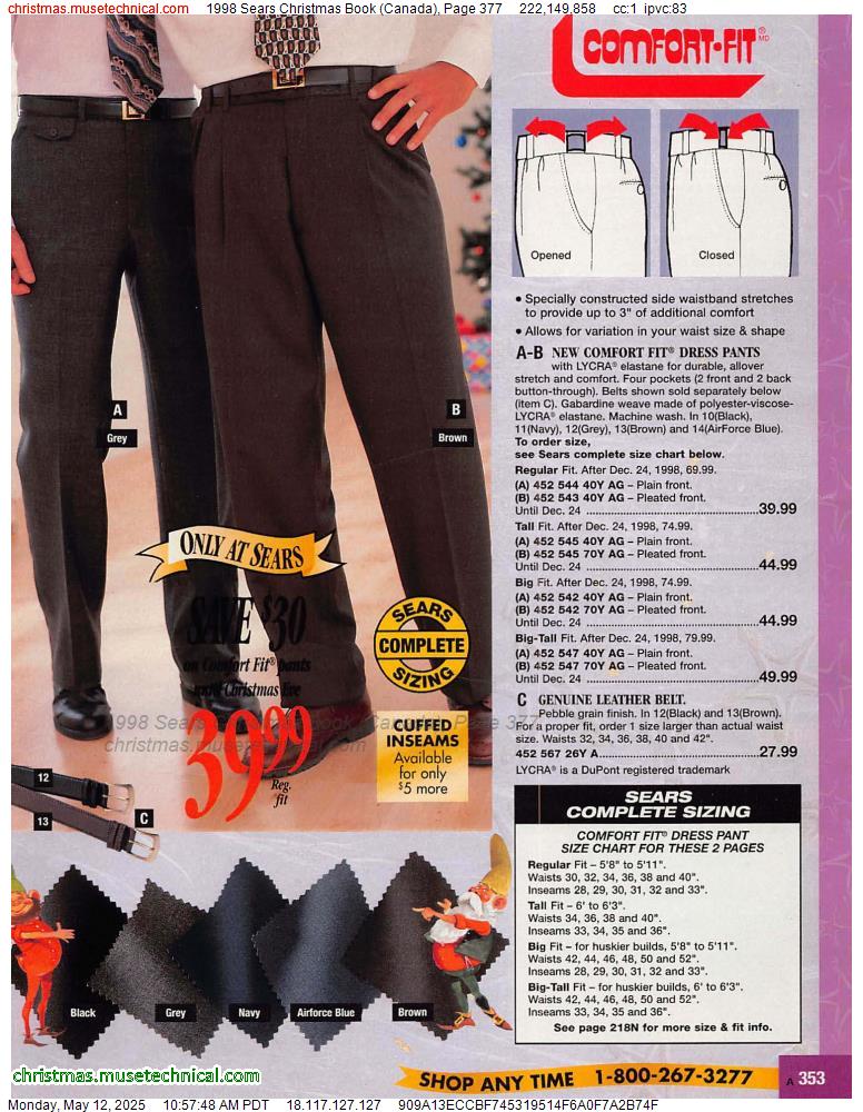 1998 Sears Christmas Book (Canada), Page 377