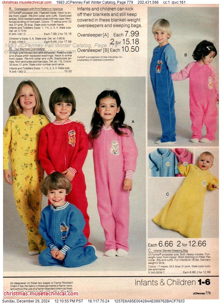 1983 JCPenney Fall Winter Catalog, Page 779 - Catalogs & Wishbooks