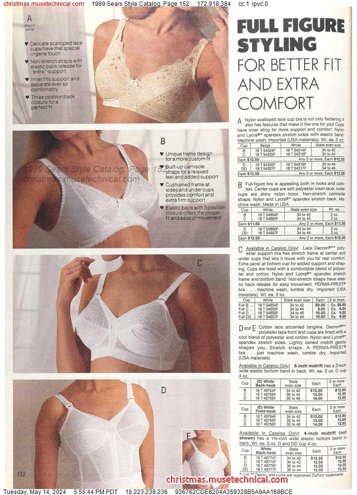 1989 Sears Style Catalog, Page 152