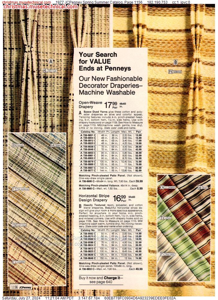 1977 JCPenney Spring Summer Catalog, Page 1156